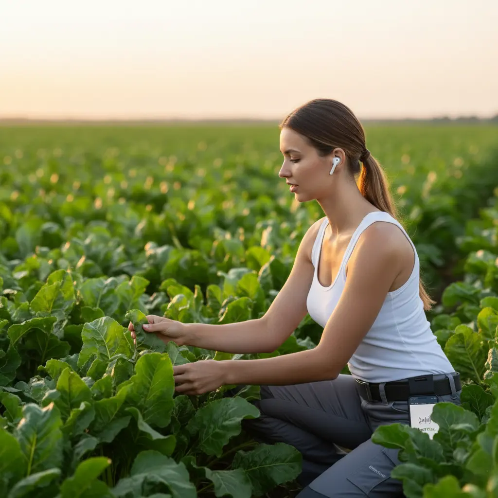 Landwirt bei der Arbeit